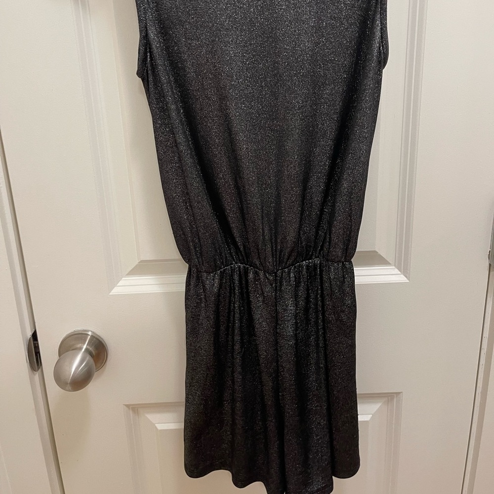 Metallic Black sparkly romper from Revolve, brand Peter’s Pot! - Picture 5 of 7